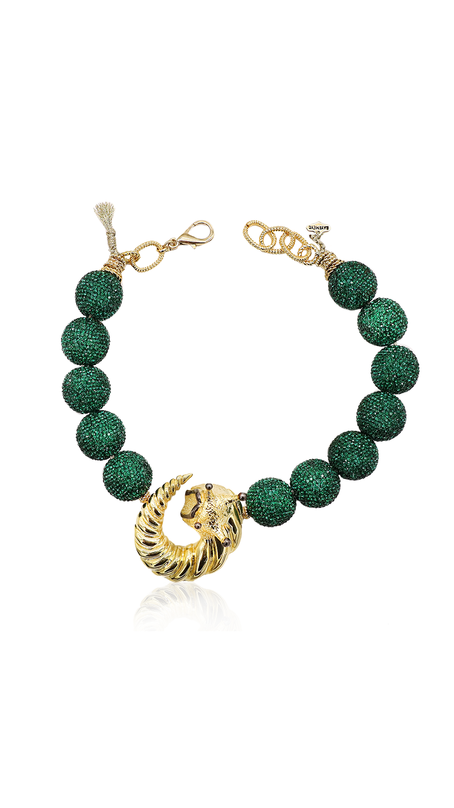 HELIX VERDE CRYSTAL NECKLACE