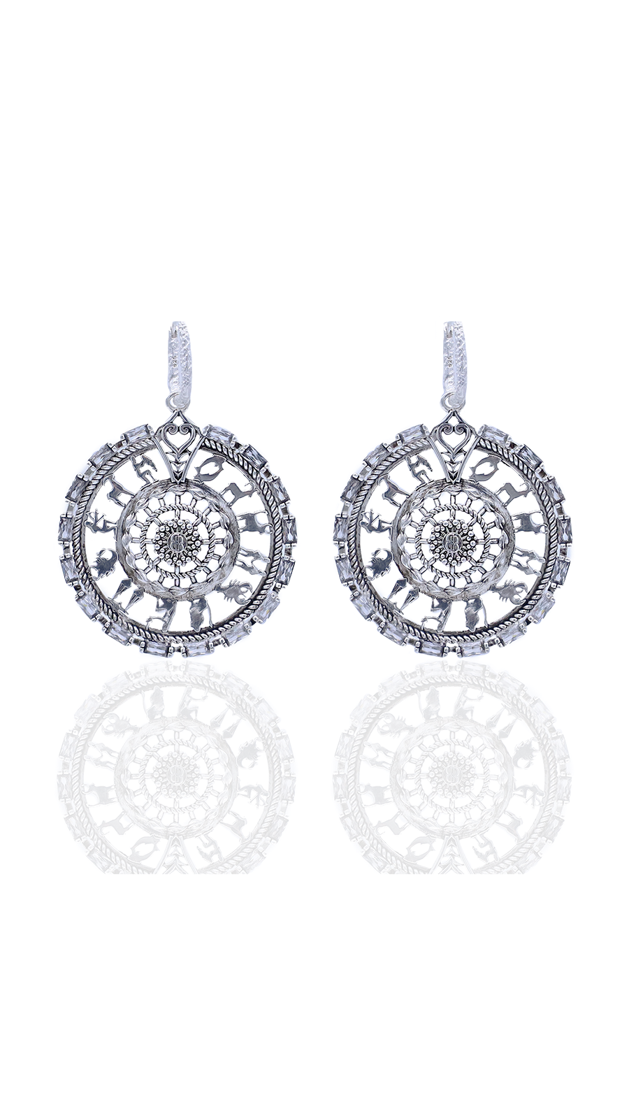 GALASSIA SILVER EARRINGS