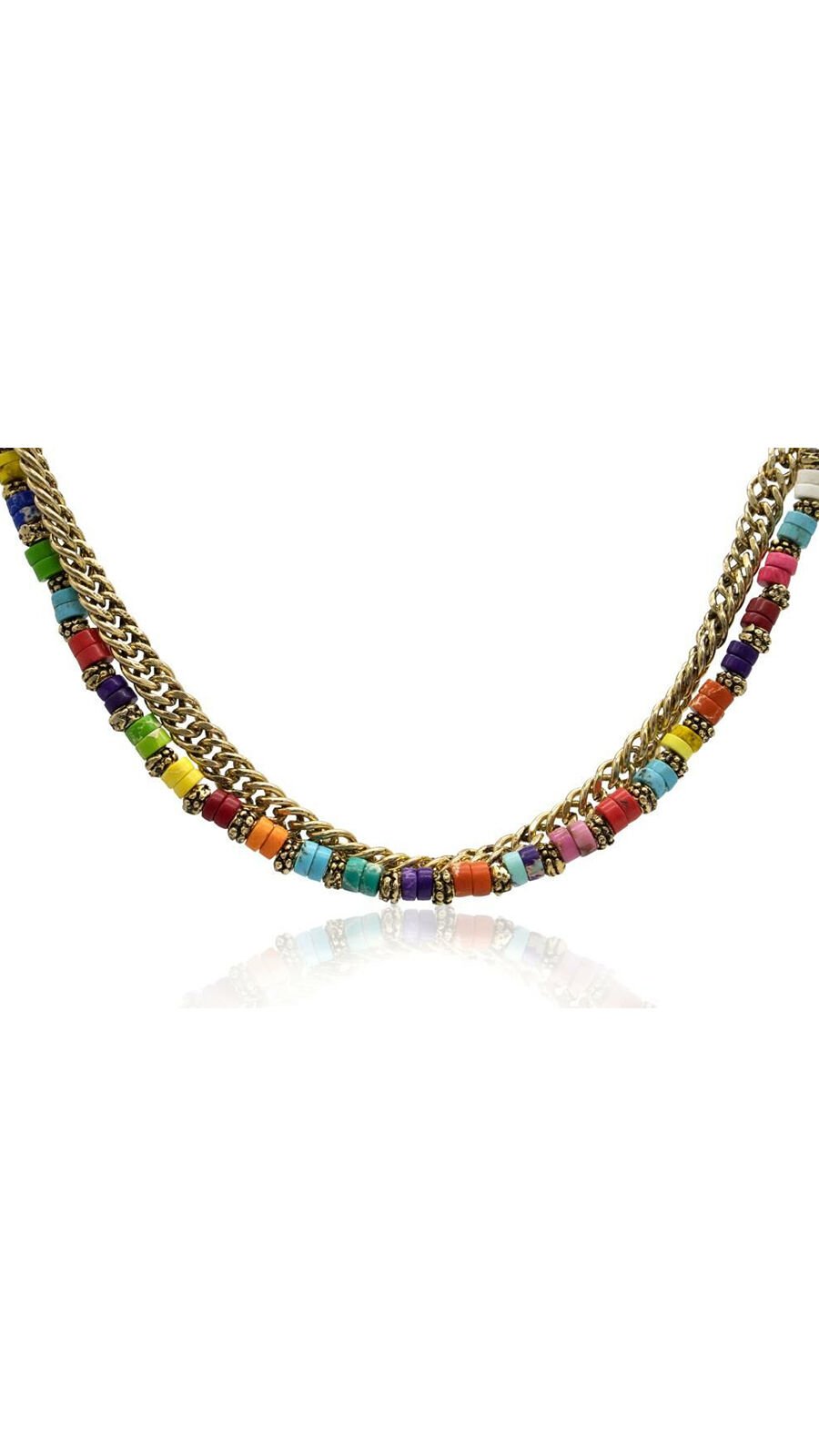 CAMİLLA HOWLITE CHAIN NECKLACE