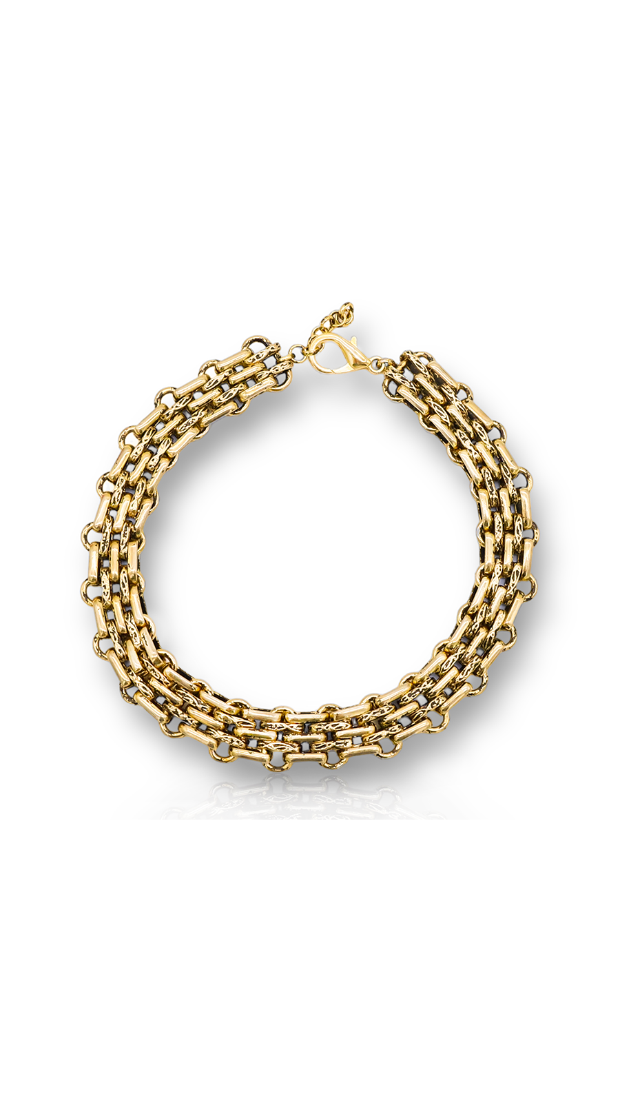 RENAISSANCE ZİNCİR CHOKER KOLYE GOLD