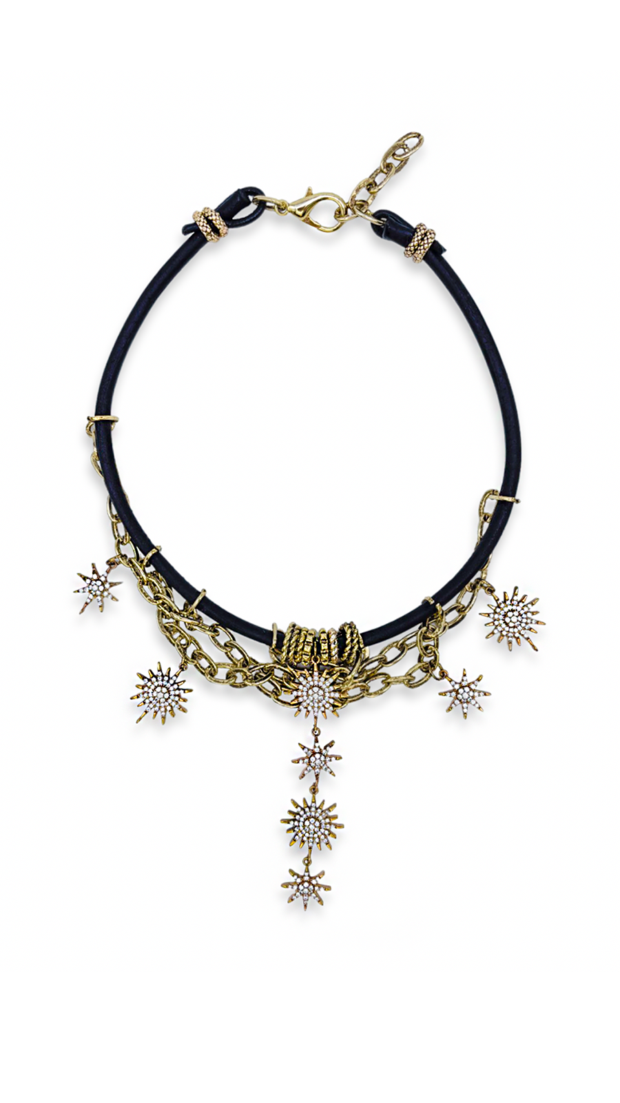 STARRY DERİ KOLYE