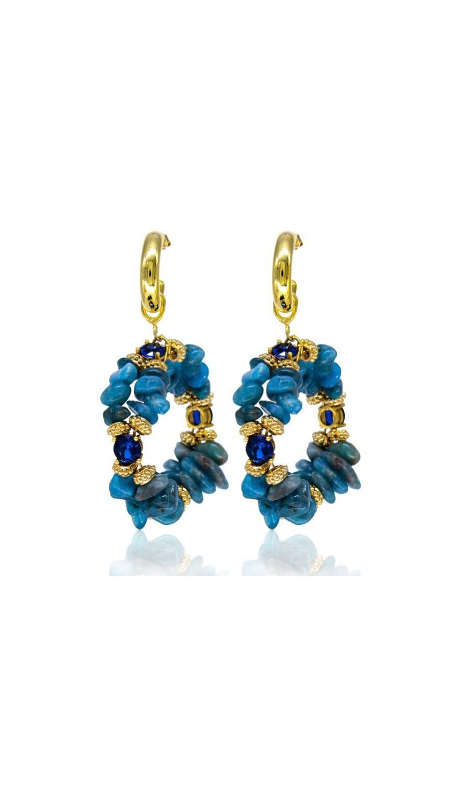 CACA NATURAL STONE EARRINGS