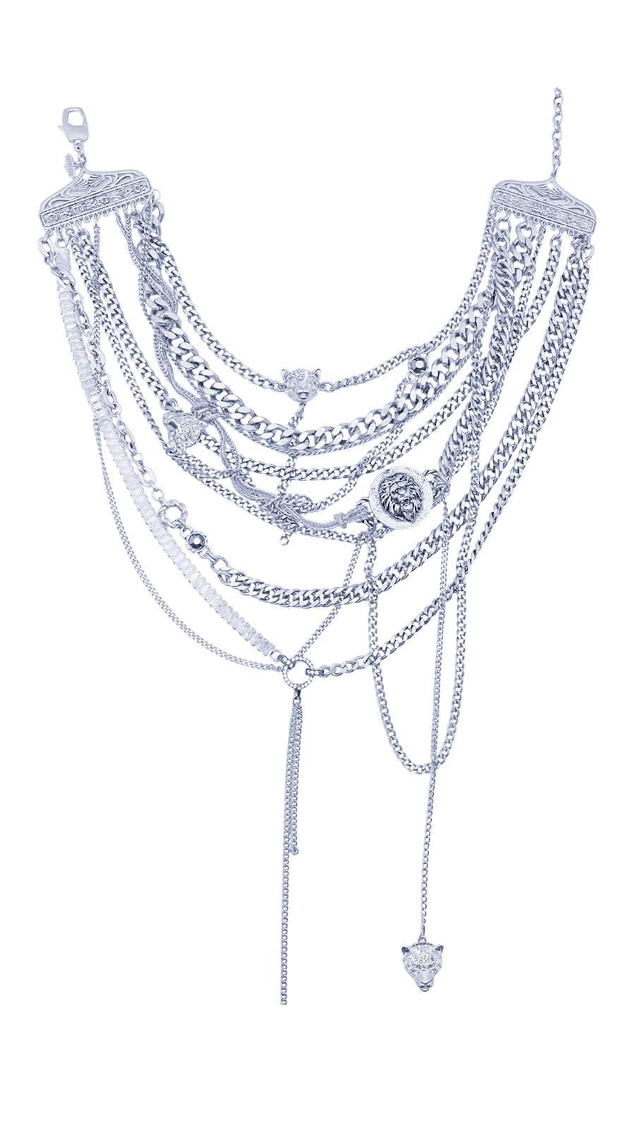 L'EMPIRE ÇOKLU ZİNCİR KOLYE