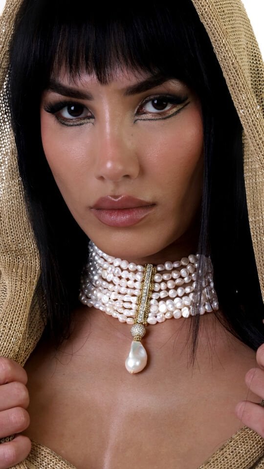 MYTHRA ÇOKLU İNCİ KOLYE