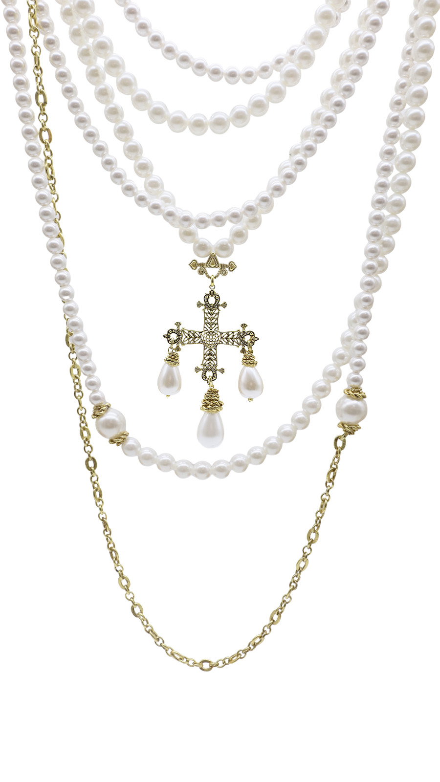 MYXORA ÇOKLU İNCİ KOLYE