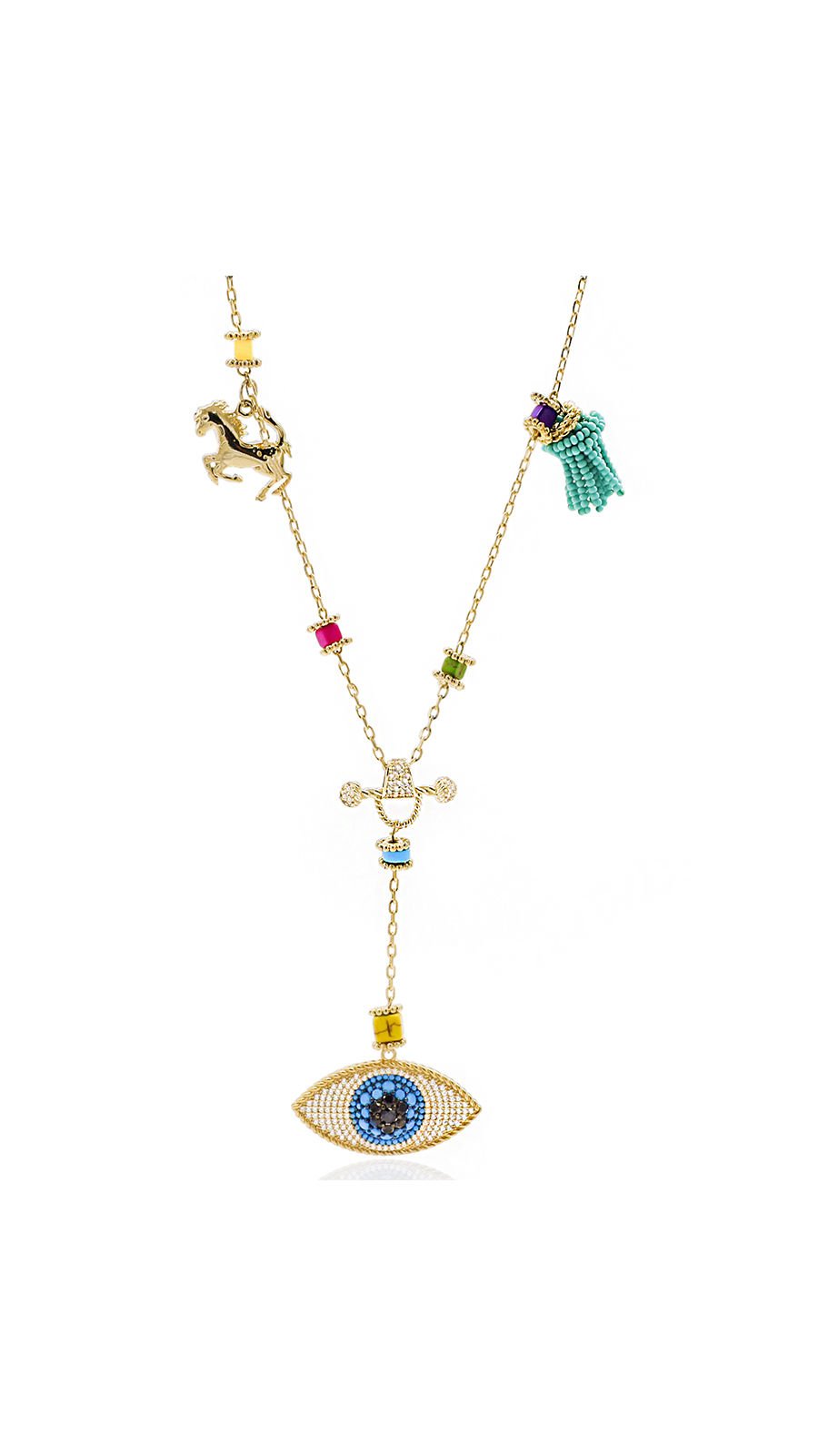 CHANCE GÖZ ZİNCİR KOLYE