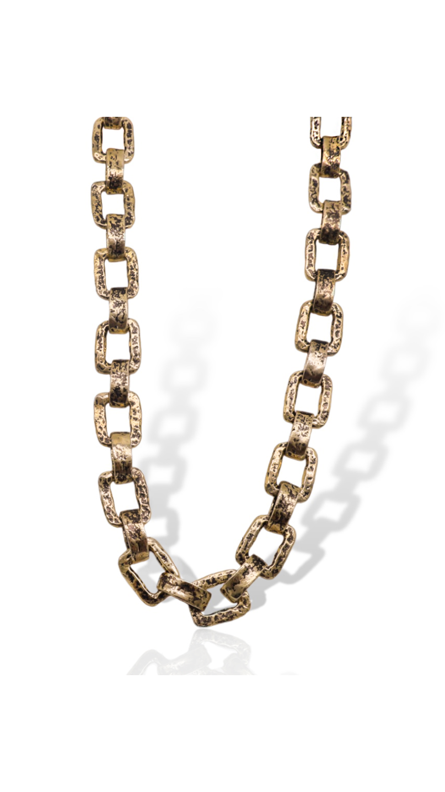 LONG EPAIS GOLD PLATED NECKLACE