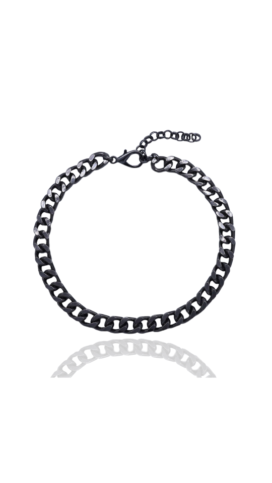 Phoenix Black Chain Necklace