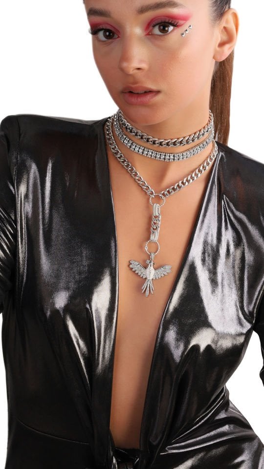 PHOENIX ESKİTME ANKA KUŞU KOLYE