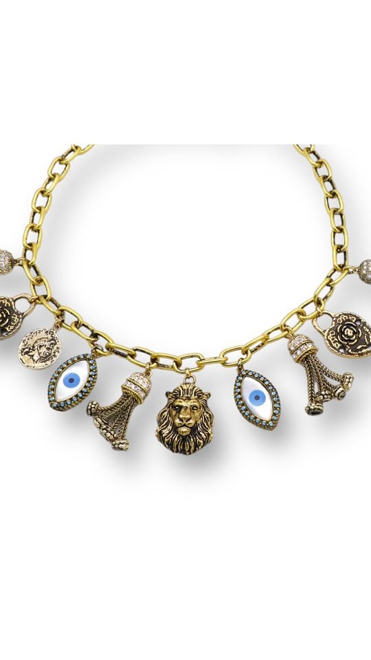 FIESTA ALTIN KAPLAMA CHOKER KOLYE