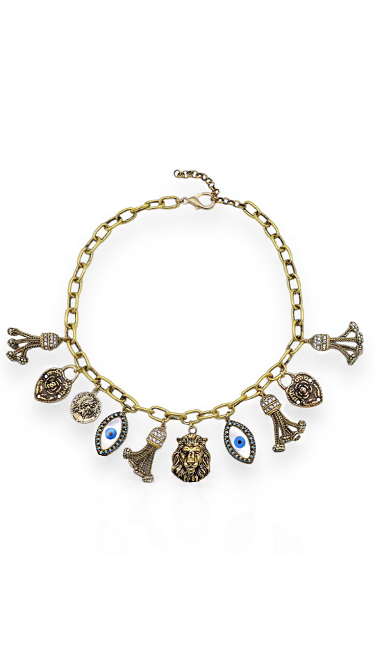 FIESTA ALTIN KAPLAMA CHOKER KOLYE