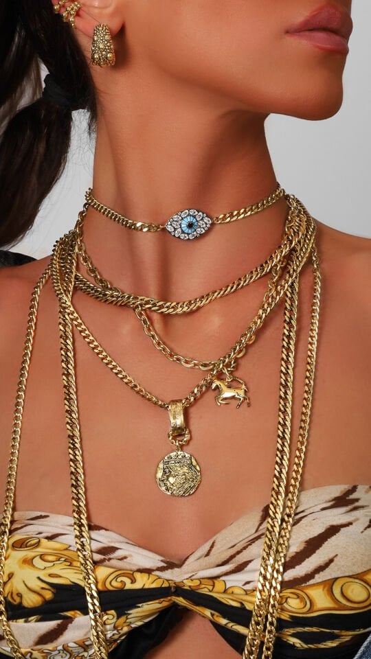 CAVALLO CHARM ZİNCİR KOLYE