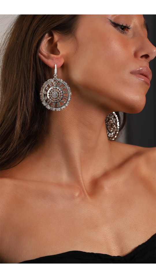 GALASSIA GÜMÜŞ SALLANTILI KÜPE