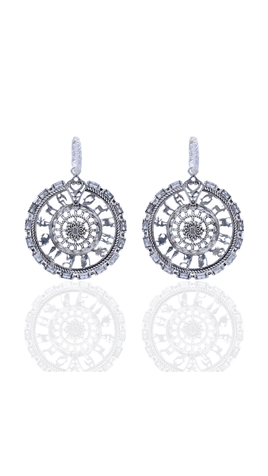 GALASSIA SILVER EARRINGS