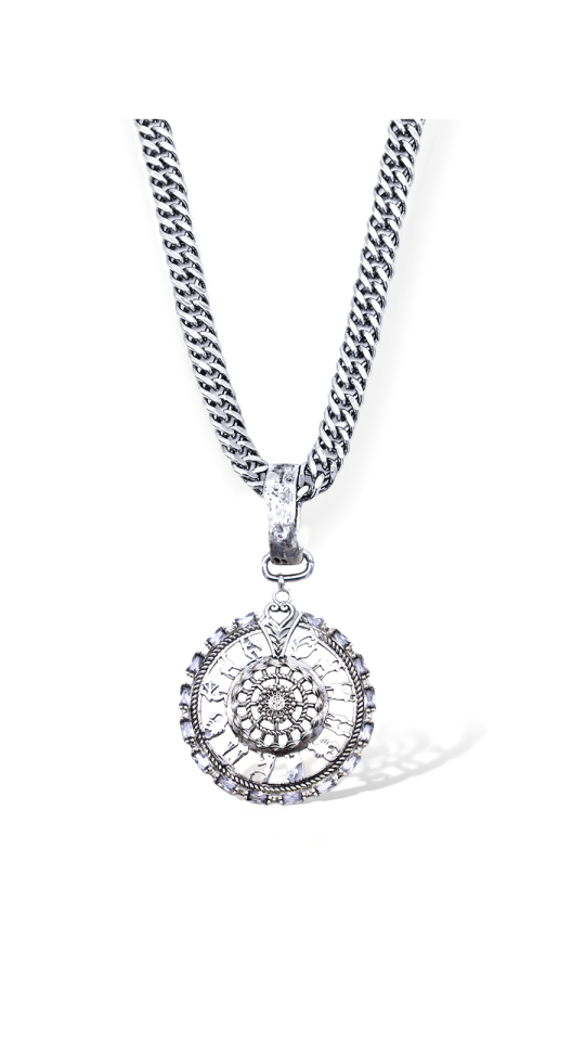 GALASSIA SILVER NECKLACE SET