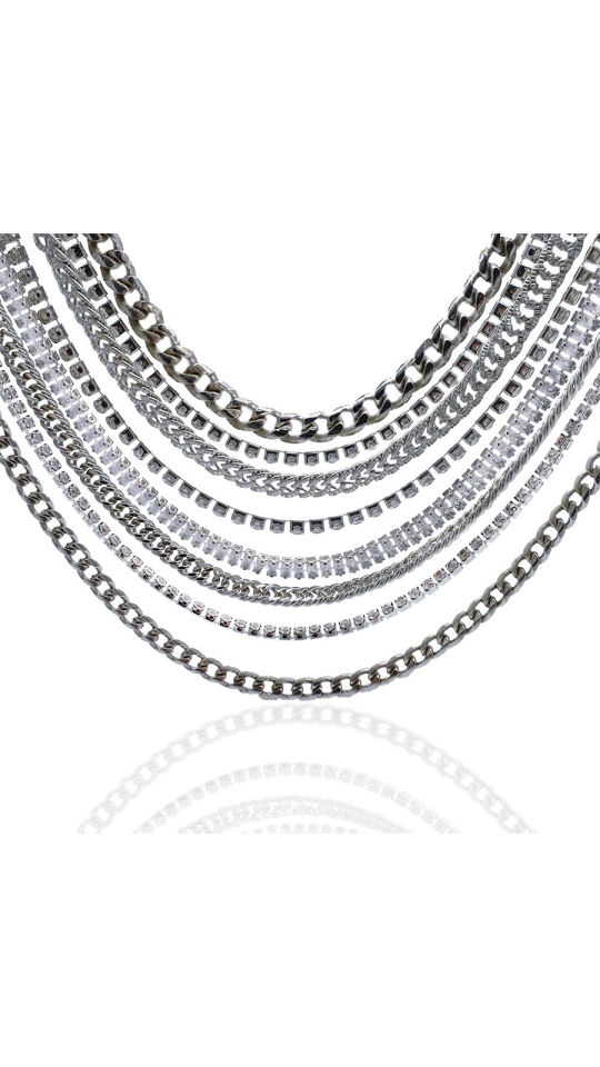 GALASSIA SILVER KOLYE SET