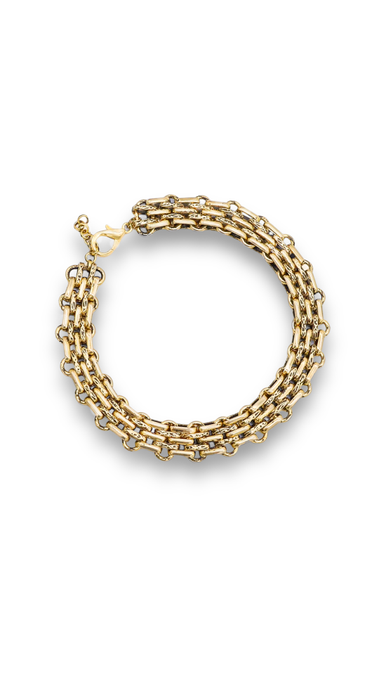 RENAISSANCE ZİNCİR CHOKER KOLYE GOLD
