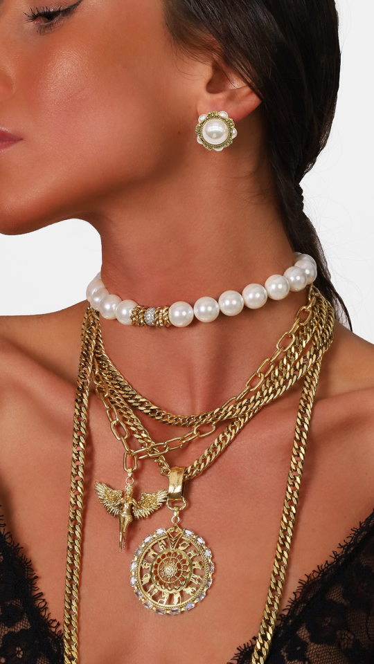 PEARL EMPIRE CHOKER İNCİ KOLYE