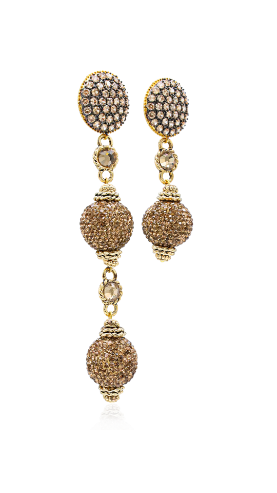 GLORY CRYSTAL DANGLE EARRINGS