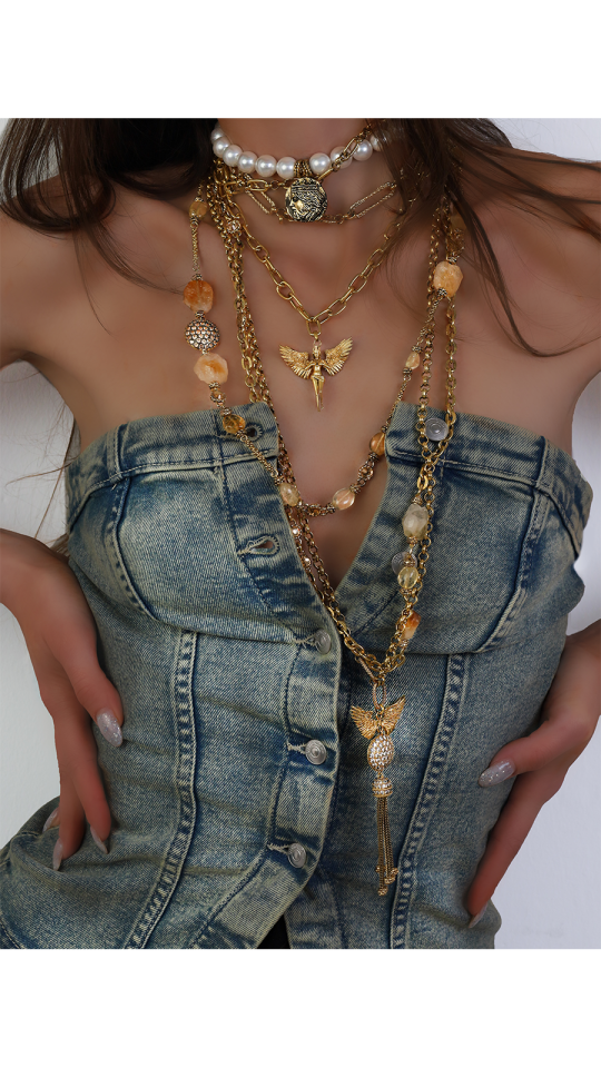 MIEL GEMSTONE NECKLACE