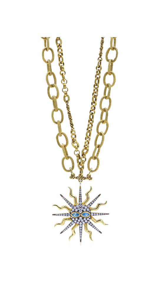 MASCHERA ÇOKLU ZİNCİR KOLYE