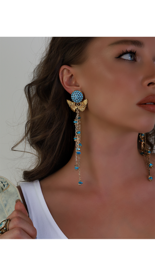 GAIA DANGLE EARRINGS