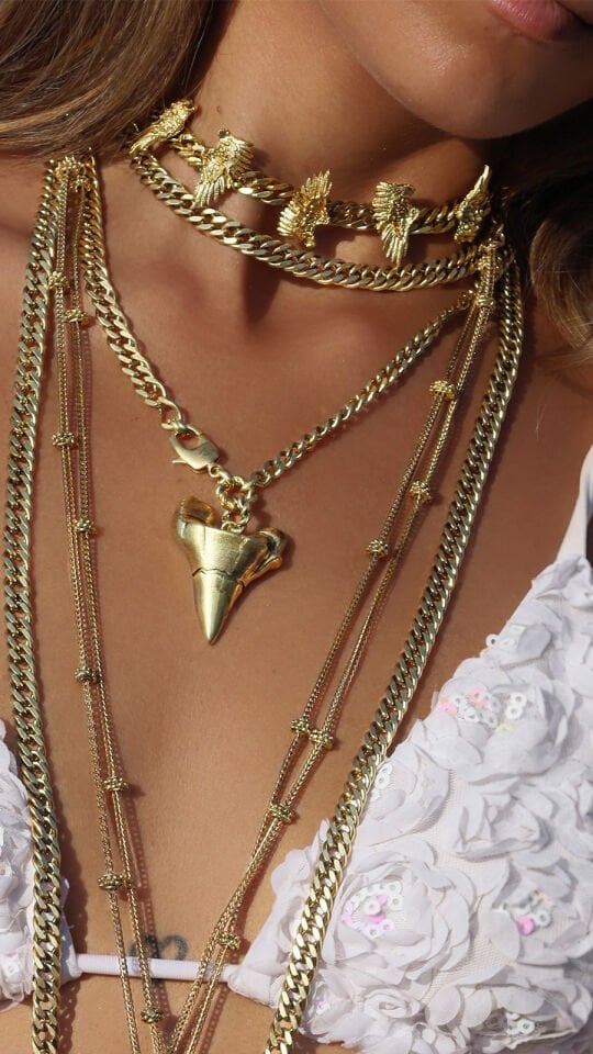 FEATHER CHOKER KOLYE