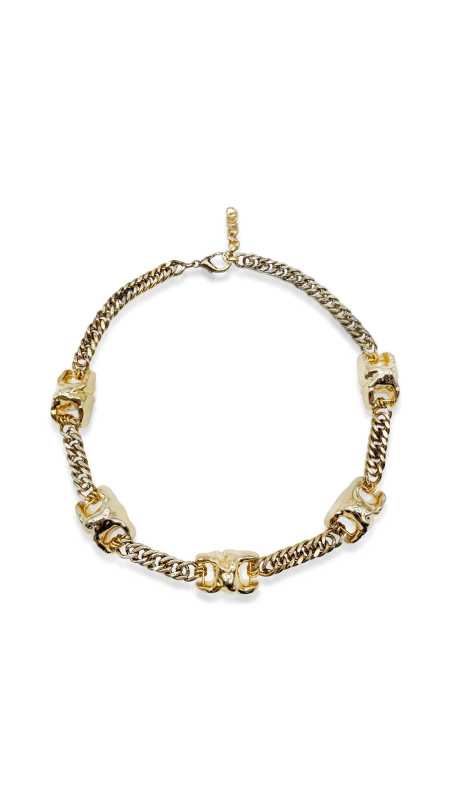 FAMA ALTIN KAPLAMA CHOKER KOLYE