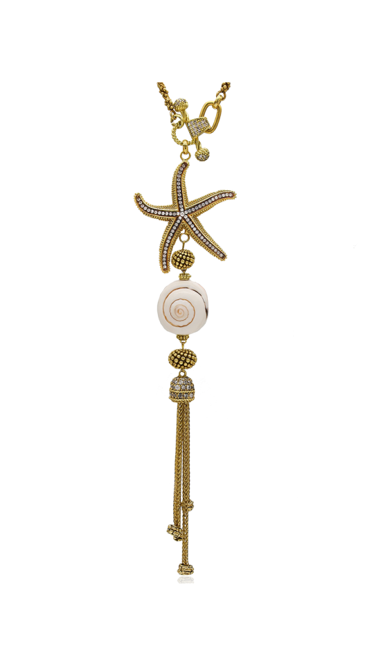 PLAYA ALTIN KAPLAMA CHARM KOLYE