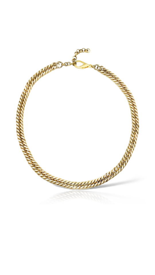 UNIQ ALTIN KAPLAMA CHOKER KOLYE