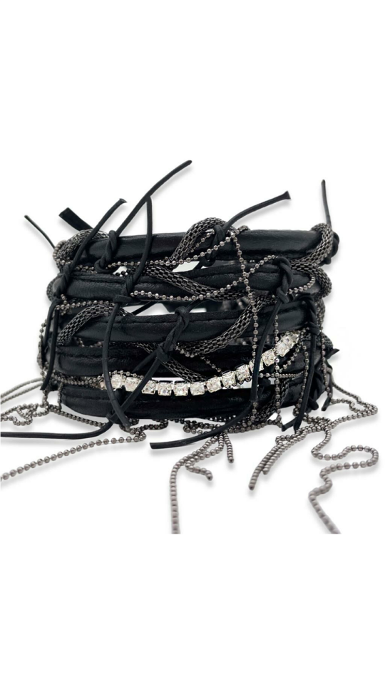 NATHAIR LEATHER NECKLACE