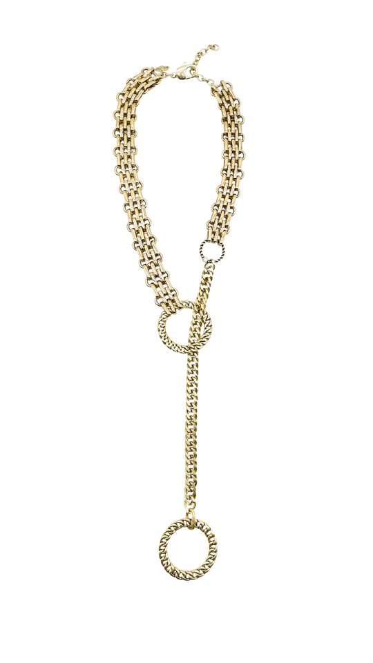 SENTIERO ZİNCİR ALTIN KAPLAMA KOLYE