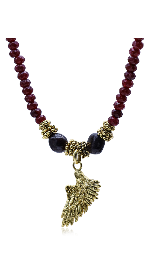 MELETE GEMSTONE NECKLACE