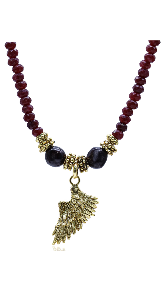 MELETE GEMSTONE NECKLACE