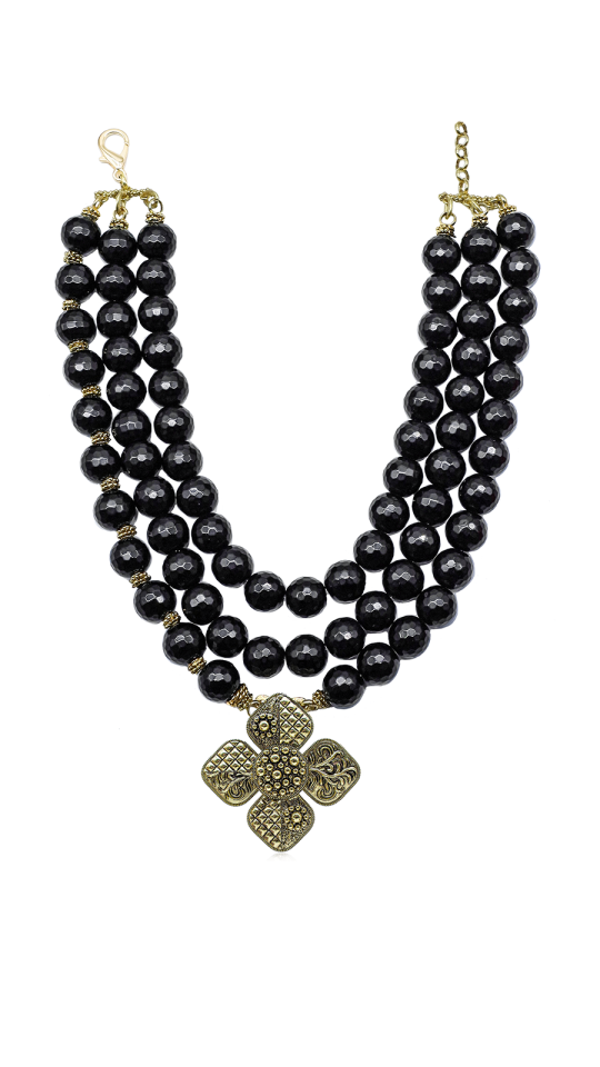 MAISE DOĞAL TAŞ ÇOKLU KOLYE