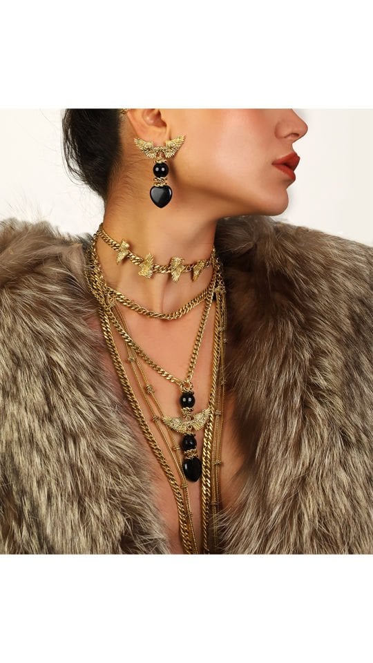 AMORE FORTE DANGLE EARRINGS