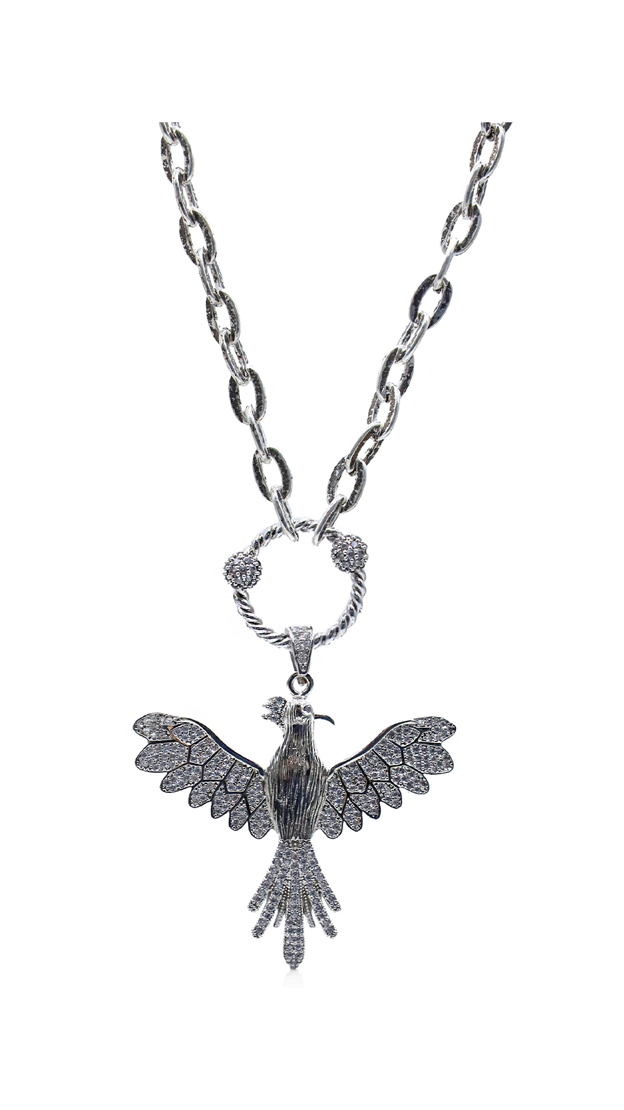 Silver Phoenix Necklace