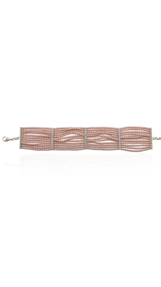 ROSALINE GLOW CHOKER İNCİ KOLYE