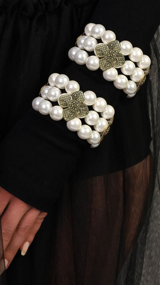 CHERIE CHANCE ÇOKLU İNCİ BİLEKLİK