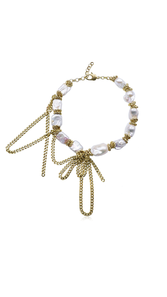 RESPLANDOR BAROK İNCİ KOLYE