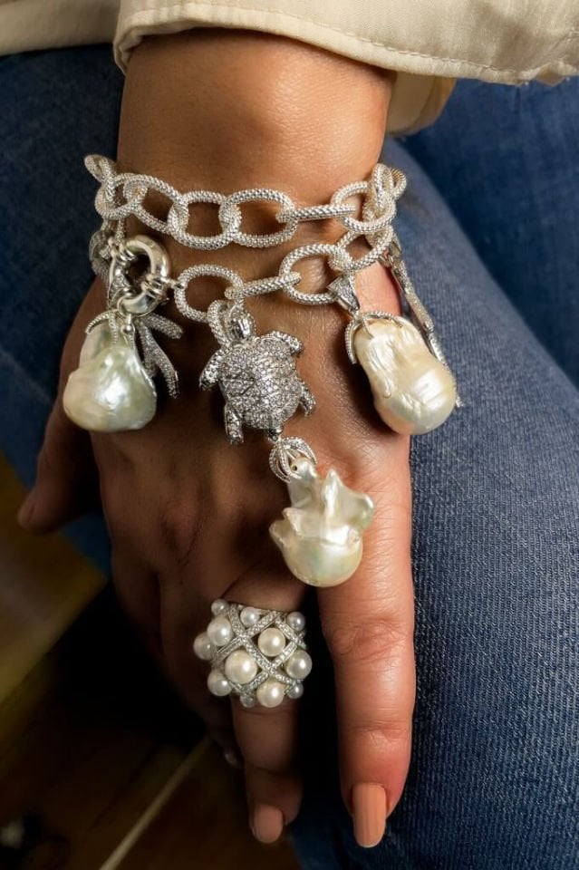 TEMIS 925 AYAR GÜMÜŞ İNCİ BİLEKLİK