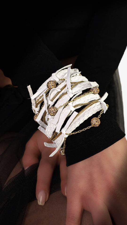 ROGUE COIL SNAKE LEATHER BRACELET