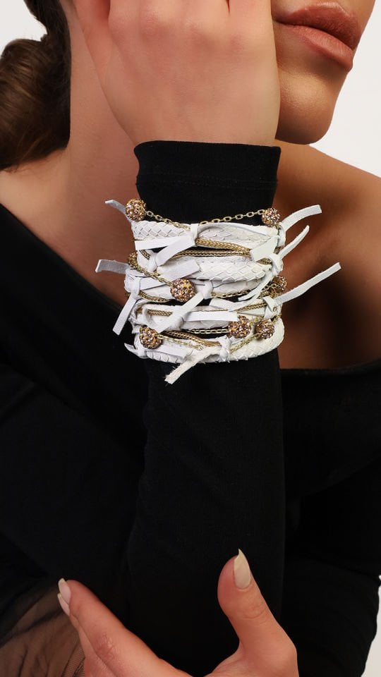 ROGUE COIL SNAKE LEATHER BRACELET