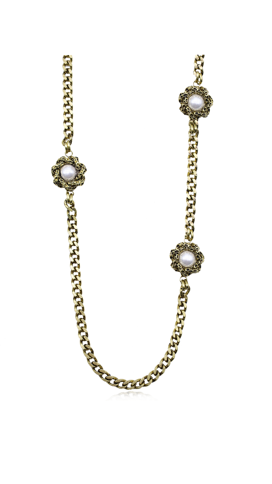 BLOM ALTIN KAPLAMA ZİNCİR KOLYE