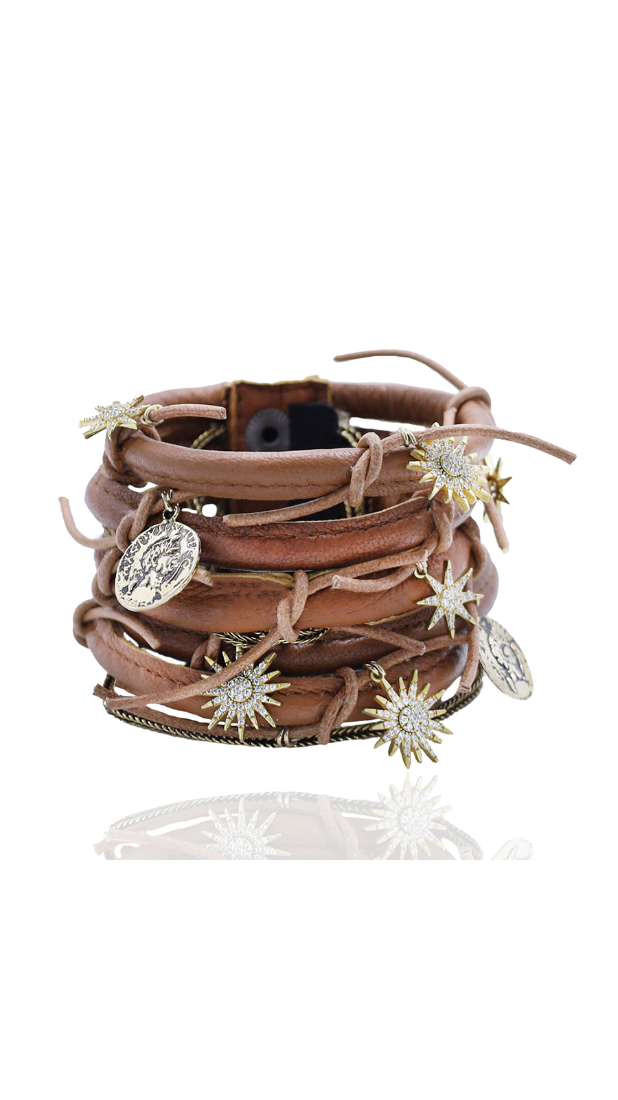 Tan Tan Color Leather Bracelet