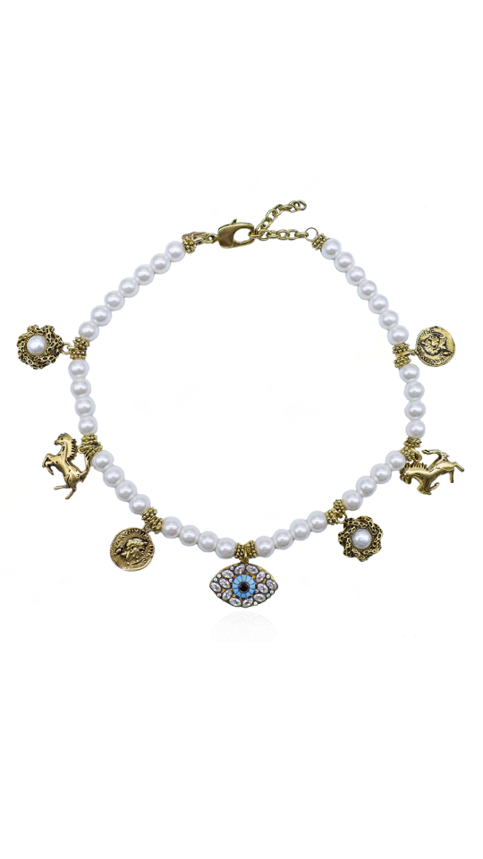 VIAJE İNCİ CHARM KOLYE