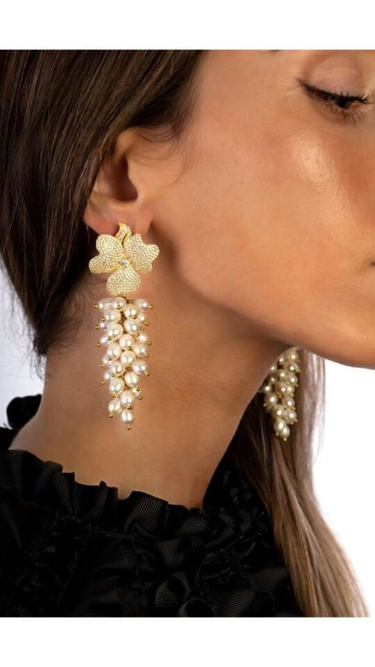 BRAISLE PEARL EARRINGS