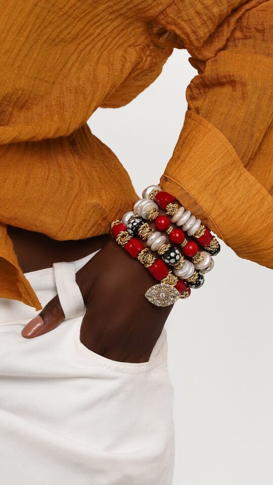 LUCEROSSA DOĞAL TAŞ BİLEKLİK