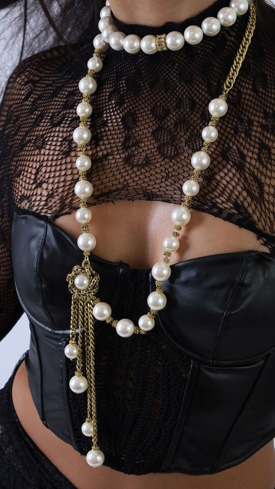 MASSIMO İNCİ KOLYE