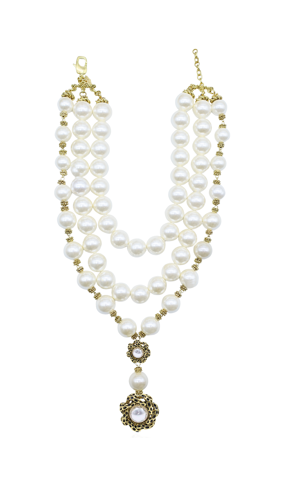 VELORIA ÇOKLU İNCİ KOLYE